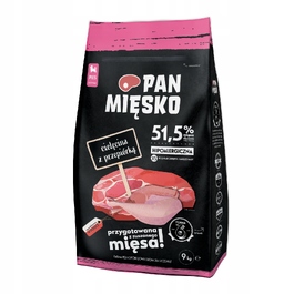 Сухий корм для цуценят Pan Mięsko Телятина з перепелом XS, 9 кг