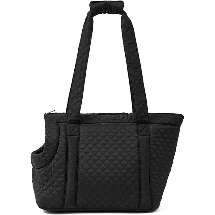 Транспортна сумка для котів та собак, чорна - легка бавовняна переноска для маленьких тварин