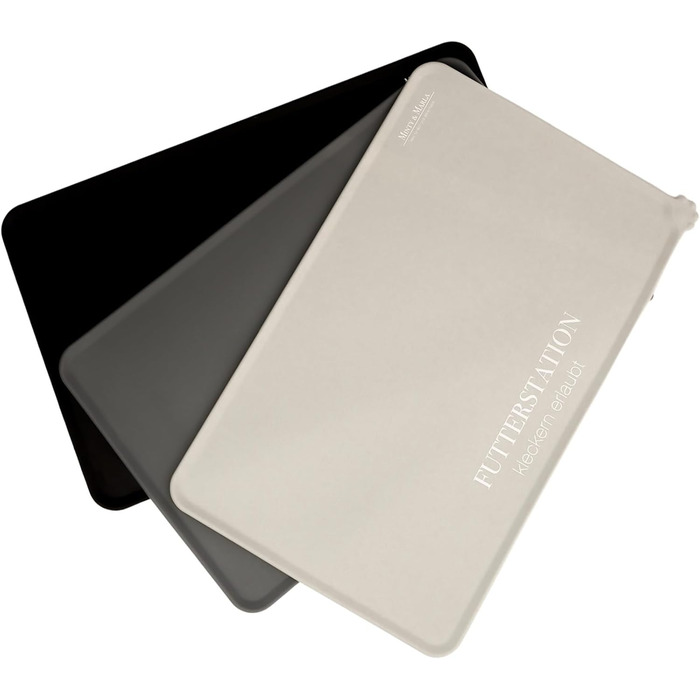 Підкладка під миску для котів Minty&Marla® Beige | Силіконова килимок протиковзкий | Підкладка для води та корму