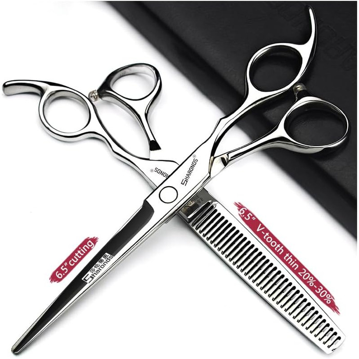 Професійні ножиці для волосся 7 дюймів (2 шт.) з високоякісної сталі 440C - для перукарів та стилістів