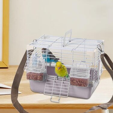 Переносний клітка для птахів Vogelkäfig: зручний транспортний засіб для колібрі, ньомуфенситок, перламутрових птахів