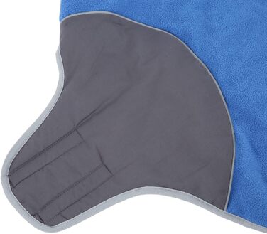 Зимовий теплий куртка для собак, вітронепроникний, плюш, зі стійким коміром, на блискавці, захист шиї та живота, з застібками-гачками, отвір для тракції, універсальна куртка для маленьких, середніх собак