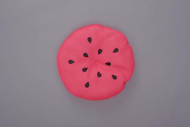 Килимок для тварин Iris Ohyama, корзина-подушка, миючий, з бортиком, L40 x B69 x H12 см, антиковзаюча, PCB-20P, для собак, у стилі кавуна, літній