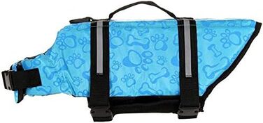 Рятувальний жилет для собак Hund Schwiweste, XXL, блакитний, з кісткою
