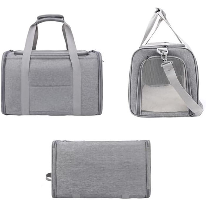 Транспортна сумка для тварин: переноска для собак та котів, 3-8 кг, рожевий колір