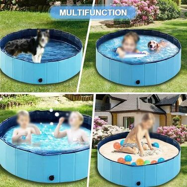 Buy-Simplicity® басейн для домашніх тварин 80×21 см, міцний, не потребує надування, стійкий до проколів, для охолодження собак