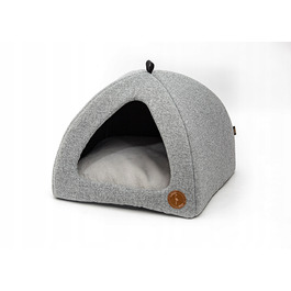 Затишний будинок для собак та котів, м'яке ліжечко-укриття, 40 см
