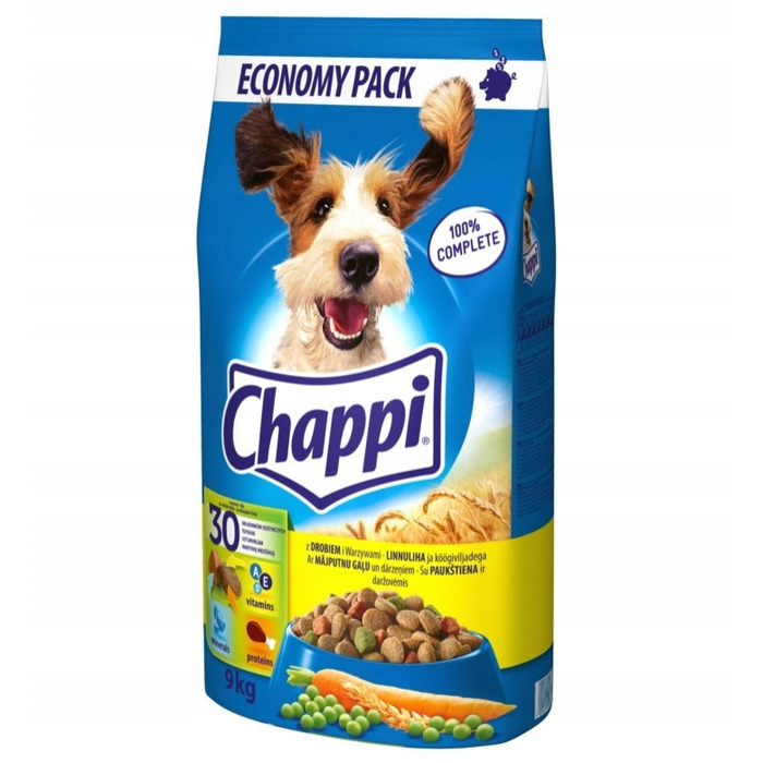 Сухий корм для собак Chappi з птицею, 9 кг