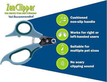 Zen Clipper – революційний тример для кігтів тварин з обмежувачем, безпечне підстригання кінчика кігтя для собак і котів
