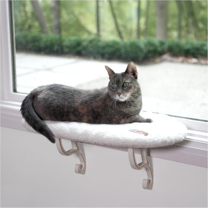 Лежак для котів K&H PET Products Kitty Schweller, флісовий, без підігріву, 35,6 x 61 см