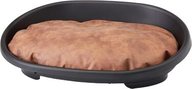 Ліжко для собак Savic Snooze, чорне, розмір L, 80x56x25 см
