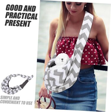 Сумочка для собак BESPORTBLE - переноска для маленьких собак та цуценят, дихаюча, легка, з регульованим плечовим ременем для подорожей та прогулянок