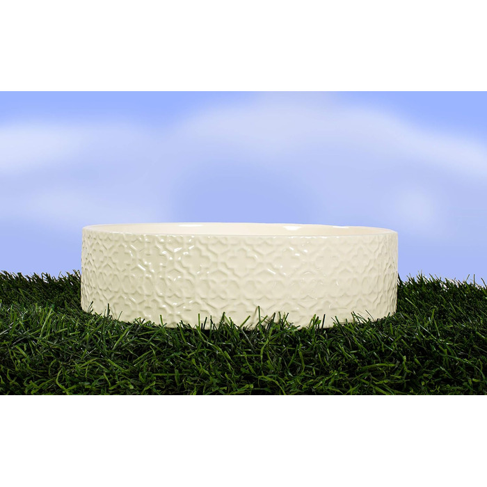 Великий керамічний миска для собак Kendra Scott, 1,4 л, для корму та води, миється в посудомийній машині, велика, 6 порцій