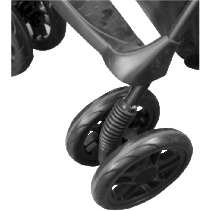 Дитяча візок для тварин Pet Gear Happy Trails Lite, блакитний, з безпечним ремінцем та кошиком для зберігання