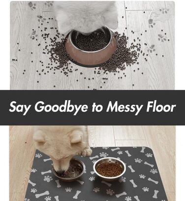 Силіконовий килимок для годування собак та котів, 60x90 см, водонепроникний, легко миється