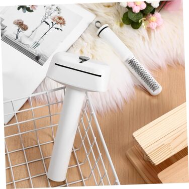 Перекладена та переписана назва: Щітка для собак та котів, щітка від линяння, 2 шт., фешенельна, для грубої шерсті, для догляду за шерстю, м'яка, для маленьких собак та котів, з м'яким наконечником