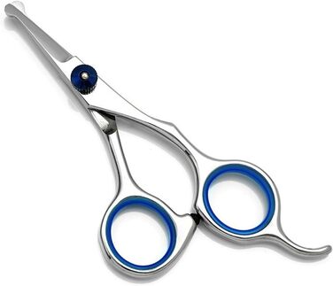 Набір професійних ножиць для собак та котів: ножиці з нержавіючої сталі, ножиці для фінальної обробки, прямі та вигнуті ножиці, гребінець для грумінгу