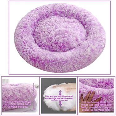 Кругле ліжко для собак 