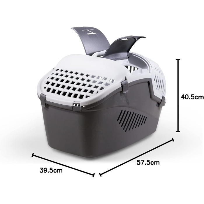 Транспортний бокс Nobby Avior 57.5 x 39.5 x 40.5 см сірий