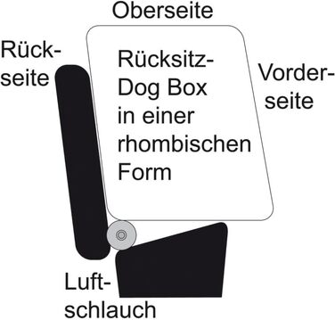 Транспортна переноска для собак Tami Backseat XS: переноска-клітка для автомобіля, автотранспортна коробка для собак, переноска для собак