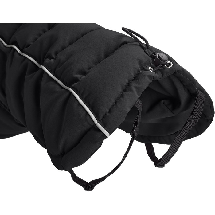 Накидка для такси HUNTER Paxson, чорний, водовідштовхуючий, з підкладкою, для маленьких собак з довгим тілом