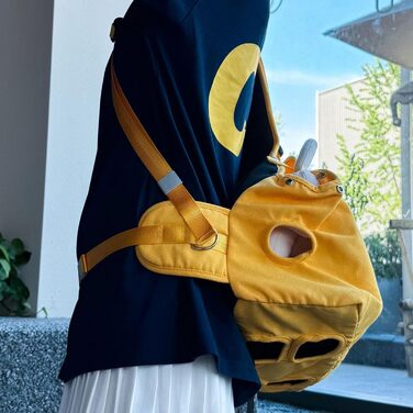 Сумка-переноска для собак та котів, легка переноска для тварин, зелена (жовта)