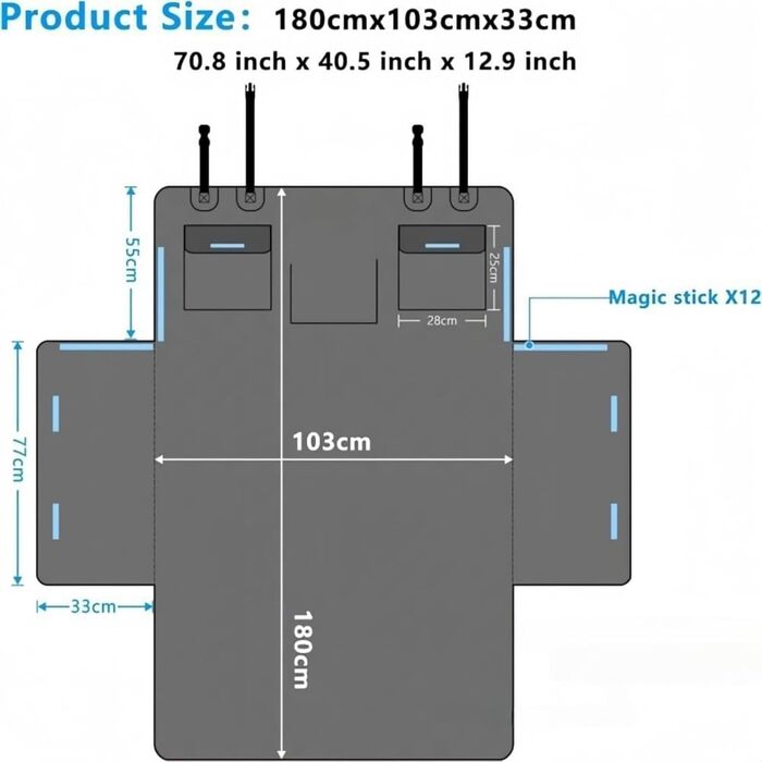 Захист для багажника авто, для Renault Captur 2 E-Tech Hybrid (2020-2025), водовідштовхуючий, стійкий до подряпин, килимок для собак, захисна підстилка