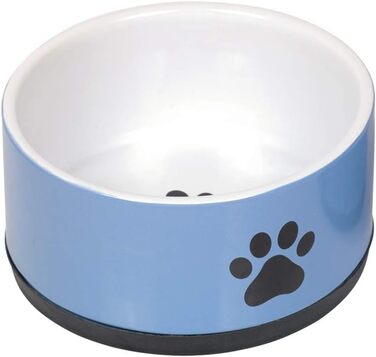 Миска для котів Nobby Paw, блакитна, кераміка, 17 x 8 см, 1,10 л