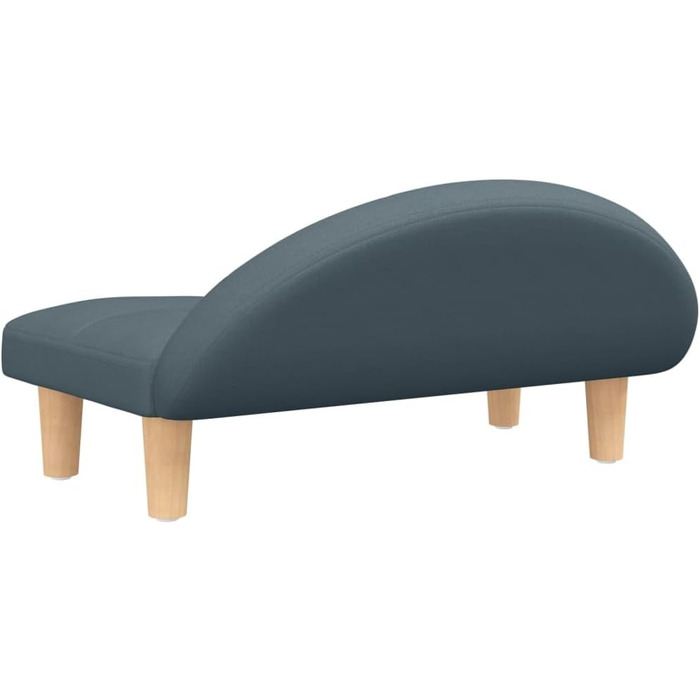 Крісло-ліжко для собак та котів, м'яке, стильне, 70x52x30 см, темно-сірий