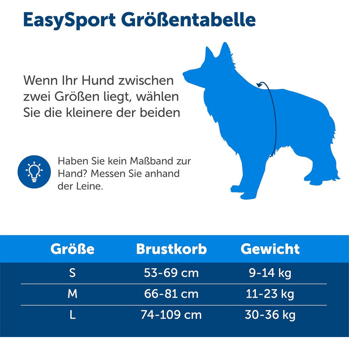 Нашийник для собак PetSafe EasySport, повністю з м'якою підкладкою, для собак 9-16,5 кг, розмір S, блакитний