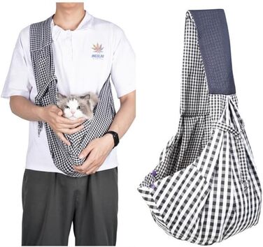 Сумка-переноска для собак і котів CYBERNOVA, 1-7 кг, тепла та вітронепроникна, з кишенею