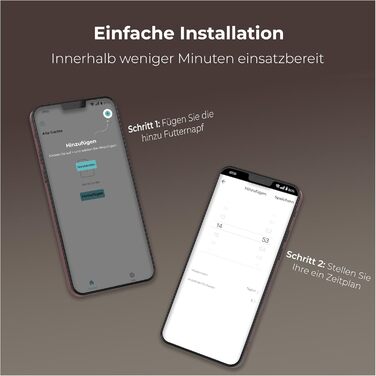 Автоматичний годівник для котів та собак Zedar A600 з контролем через APP, 6 літрів, нержавіюча сталь, чорний