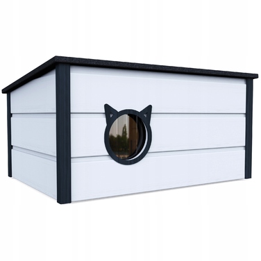 Будинок для кота Chill, окремо стоячий, 73,5x52,5x64 см, з термошторкою