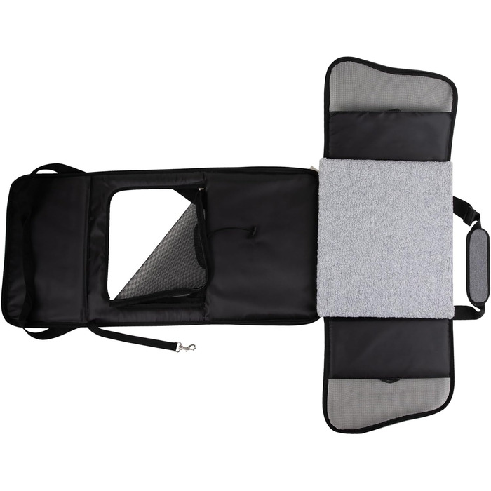 Транспортна сумка для собак та котів Emmi-Pet, складана та портативна переноска до 9 кг, з оксфордської тканини, водонепроникна сумка для собак та котів для автомобіля, поїздів та подорожей, Travel Bag 41,5 x 32 x 30 см