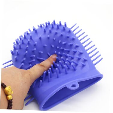 Миска для миття та масажу лап INOOMP для собак та котів з силікону з шипами. Засіб для гігієни лап домашніх тварин для дому та подорожей.