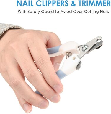 Електричний точило для кігтів тварин Toddmomy (3 шт.) - для котів та собак, з ABS пластику