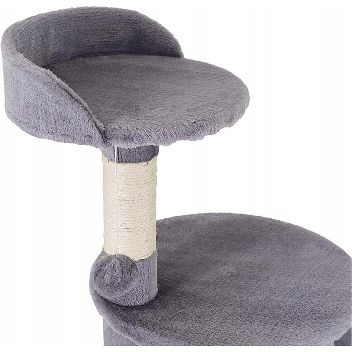 Високий когтеточка-комплекс із лежаком, стовп для дряпання 101-160 см