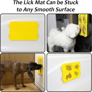 Mat для собак та цуценят Licky Leckmatten - повільне годування, міцний пластик, з присоскою
