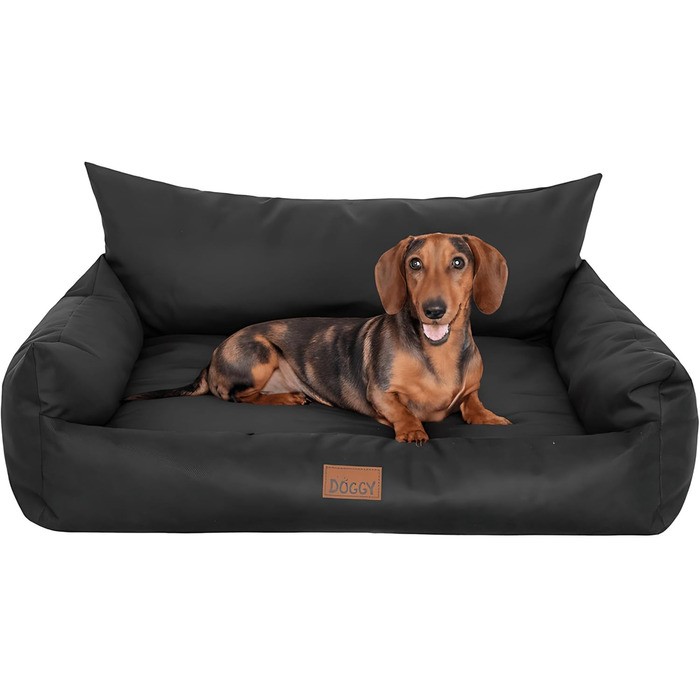 Крісло-ліжко для собак та котів - чорне, 63x48 см