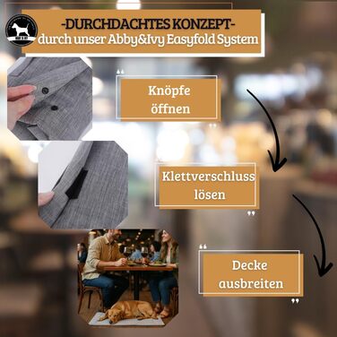 Лежанка для собак Abby & Ivy 90x70 см - складана, миюча, для подорожей та авто. Лежанка для маленьких та середніх собак, з неслизьким покриттям