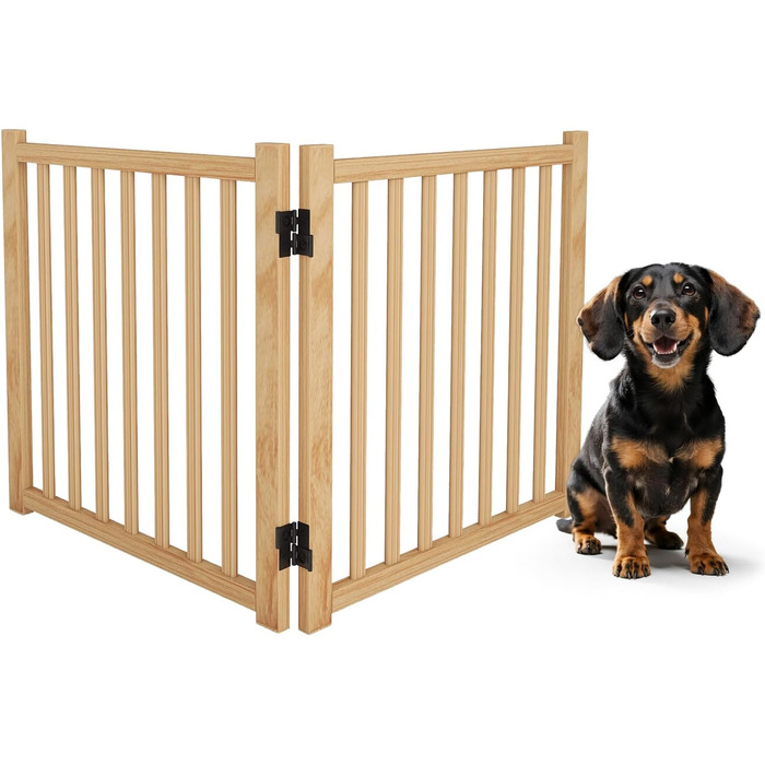 Двері-загородження для собак Pshelfy Holztür: дерев'яні, складні, для дому, 58 см