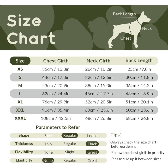 Тепла флісова куртка для собак великих порід, зимова водонепроникна куртка для собак, теплий одяг для собак, військово-зелений (XL)