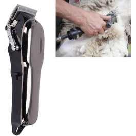 Професійна бездротова машинка для стрижки коней YUYTE, тиха електрична шерсть з металу для коней, худоби, овець, собак з 4 захисними насадками, акумуляторний тріммер для тварин