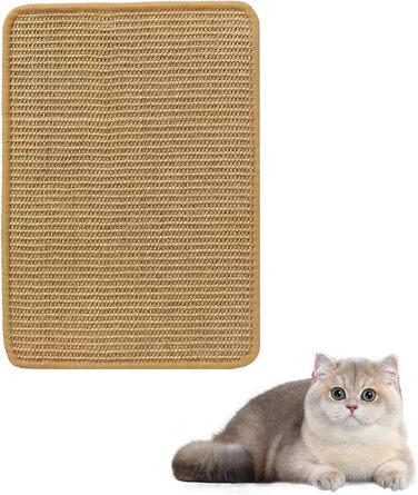 Котячий когтетоп: когтешкребок з сизалю, лежанка-софа, когтетоп-ліжко для котів, килимок для заточування кігтів, котячі меблі (велике ліжко), замінний килимок (маленький)