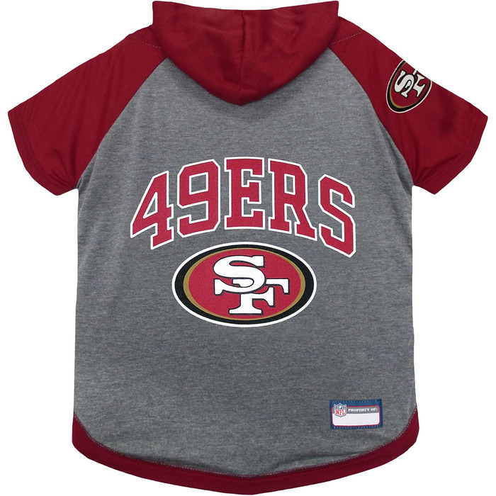 Собачий худі з капюшоном Pets First San Francisco 49ers, розмір M
