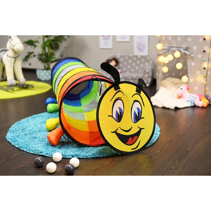 Ігровий тунель-гусениця Knorrtoys, яскравий дитячий тунель для ігор