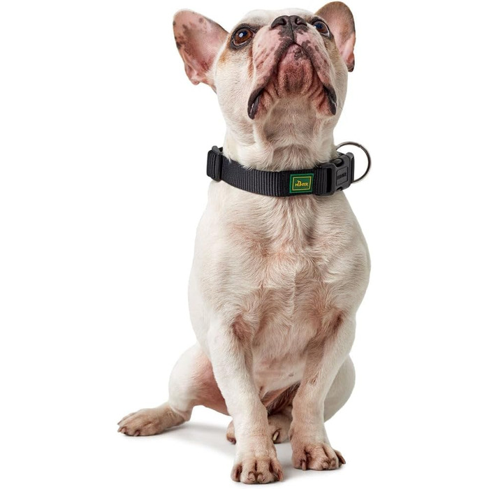 Нашийник для собак Hunter Vario Plus, сірий, M-L/2.0, надійна застібка, комфортний