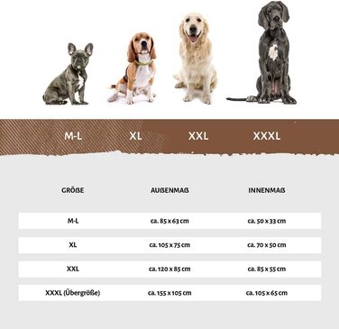 Лежак для собак Knuffelwuff Sidney XXL 120x85 см сірий, знімний чохол, штучна шкіра, легке очищення, для великих і малих собак