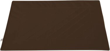 Килимок для собак BARRY & LUCY: лежанка, килимок для авто, водонепроникний, з штучної шкіри (55x75/75x55, коричневий)