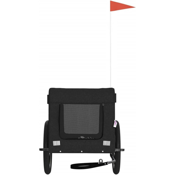 Причіп для велосипеда Gecheer: вантажний, для собак, чорний, Oxford-Gewebe, 68.5 x 135 x 73.5 см